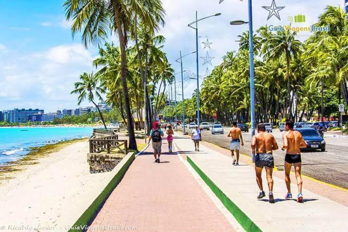 Temporada Com Luxo Em Maceio , Cm Vista Da Praia Екстериор снимка
